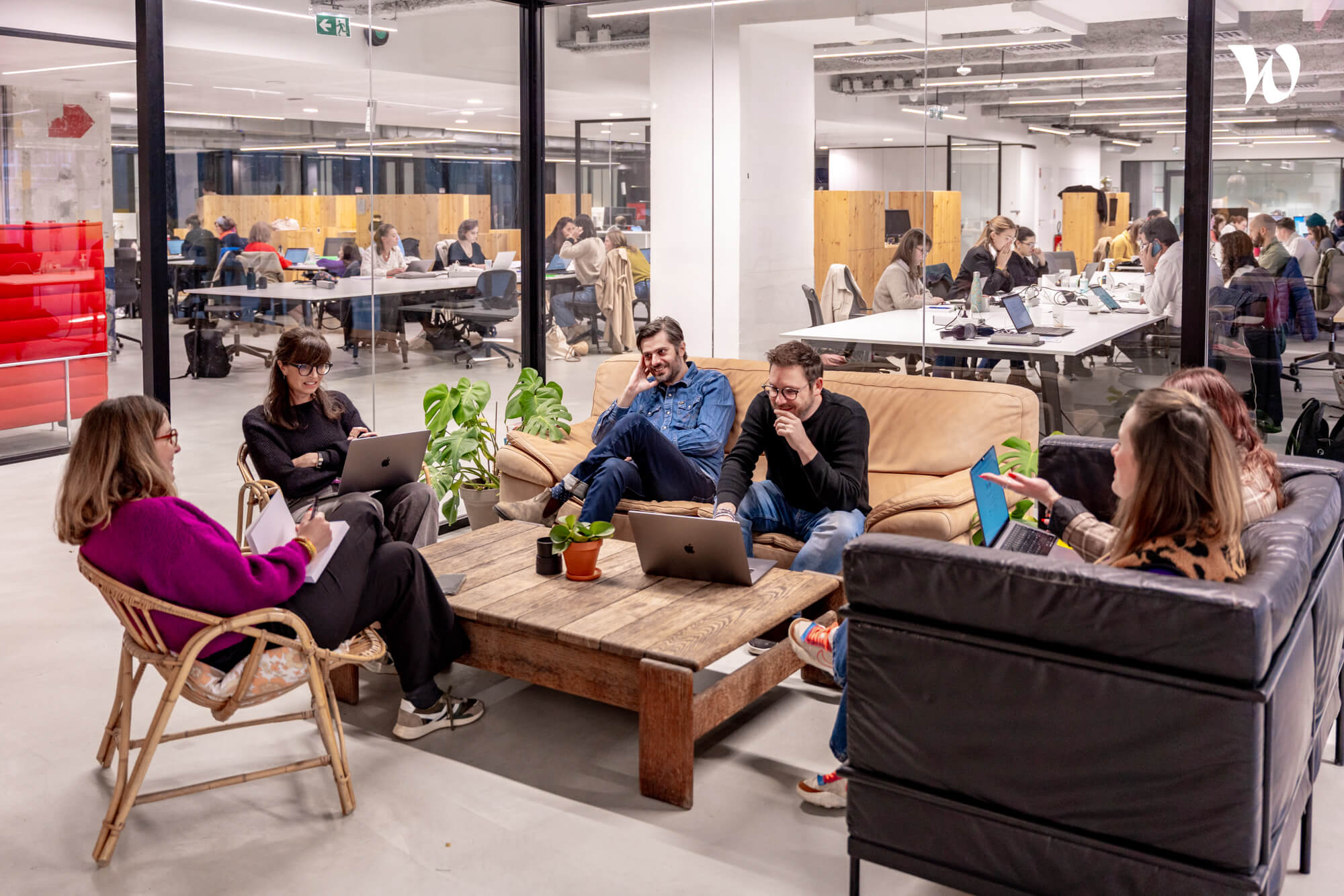 photographie des équipes de l'agence de communication .becoming à Lille